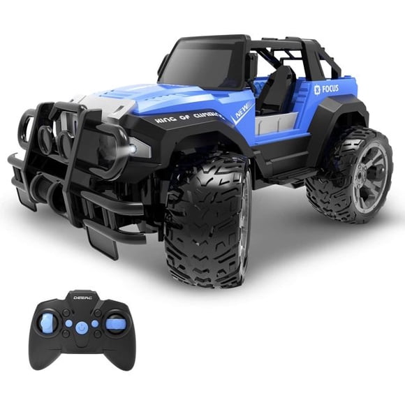 Coche con control remoto JanHm RC 1:18 Todo Terreno Azul