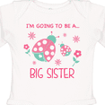 thumbnail image 4 of Inktastic I'm Going to Be a Big Sister Girls Long Sleeve Baby Bodysuit, 4 of 5