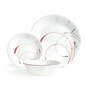 (2 pack) Corelle Splendor 12-Piece Glass Dinnerware Set (Service for 4)