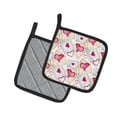 thumbnail image 2 of Caroline's Treasures Watercolor Love Letters Pair of Pot Holders, 2 of 3