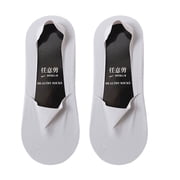 Men Summer Thin Ultra Low Cut No Show Boat Socks Cool Seamless Invisible Non Slip Silicone Heel Grip Flat Liner Hosiery