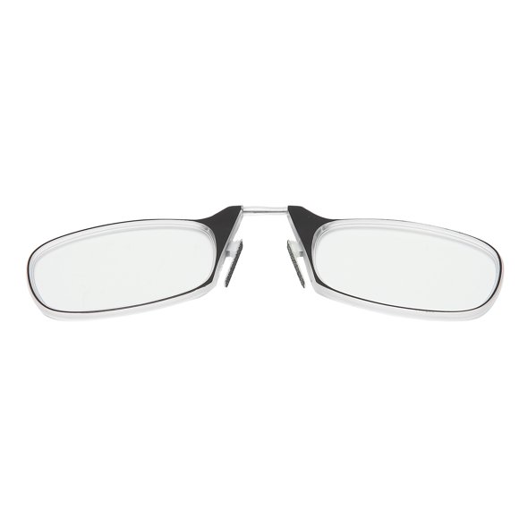 Gafas con clip para la nariz, gafas de lectura con luz azul, sin patillas, gafas con descanso para la nariz, alta capacidad