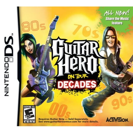 Guitar Hero Decades (software only), Activision Blizzard, NintendoDS, 047875955554