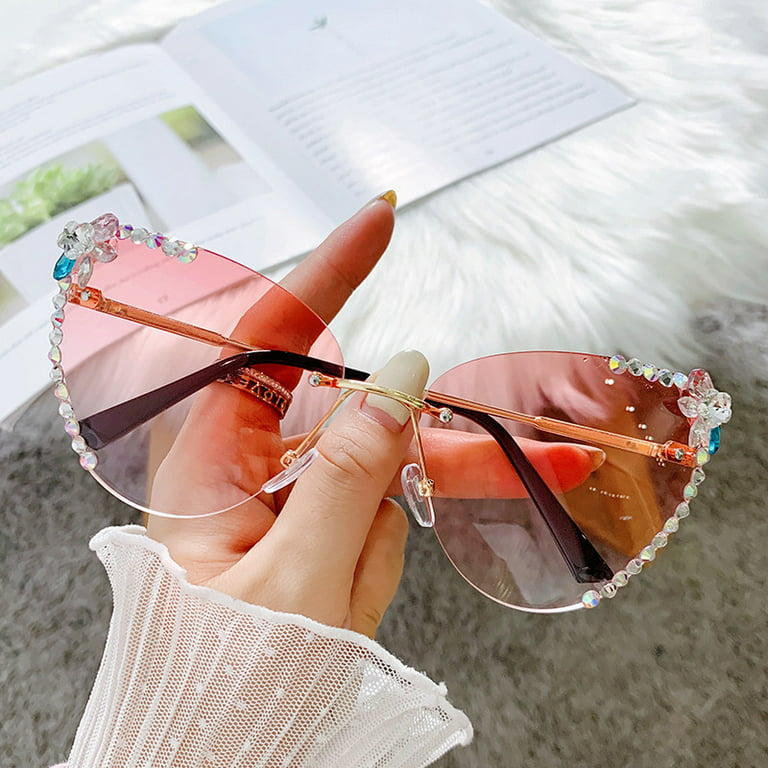 Fashion Square Gradient Mirror Sunglasses Women 2023 Retro Brand Desi –  Jollynova