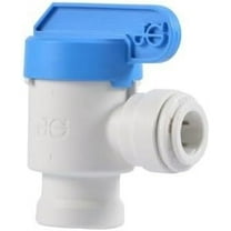 IPW Industries Inc-John Guest - Polypropylene Tank Ball Valve 1/4" NPT / 3/8" OD - PPSV501222W
