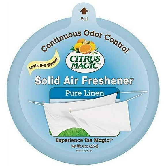 Citrus Magic Solid Air Freshener, Pure Linen, 8-Ounce