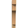 thumbnail image 2 of Ekena Millwork 6"W x 34"D x 42"H Westlake Block Rough Sawn Bracket, Western Red Cedar, 2 of 25