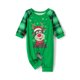thumbnail image 4 of Pijamas navideños a juego Fiomva para la familia 2023, con estampado de alce, Papá Noel y árbol de Navidad, lindos y divertidos conjuntos de pijamas navideños., 4 of 8
