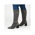 thumbnail image 5 of Womens Comfort Foam Extra Wide Calf Stacked Heel Knee High Boots, 5 of 5