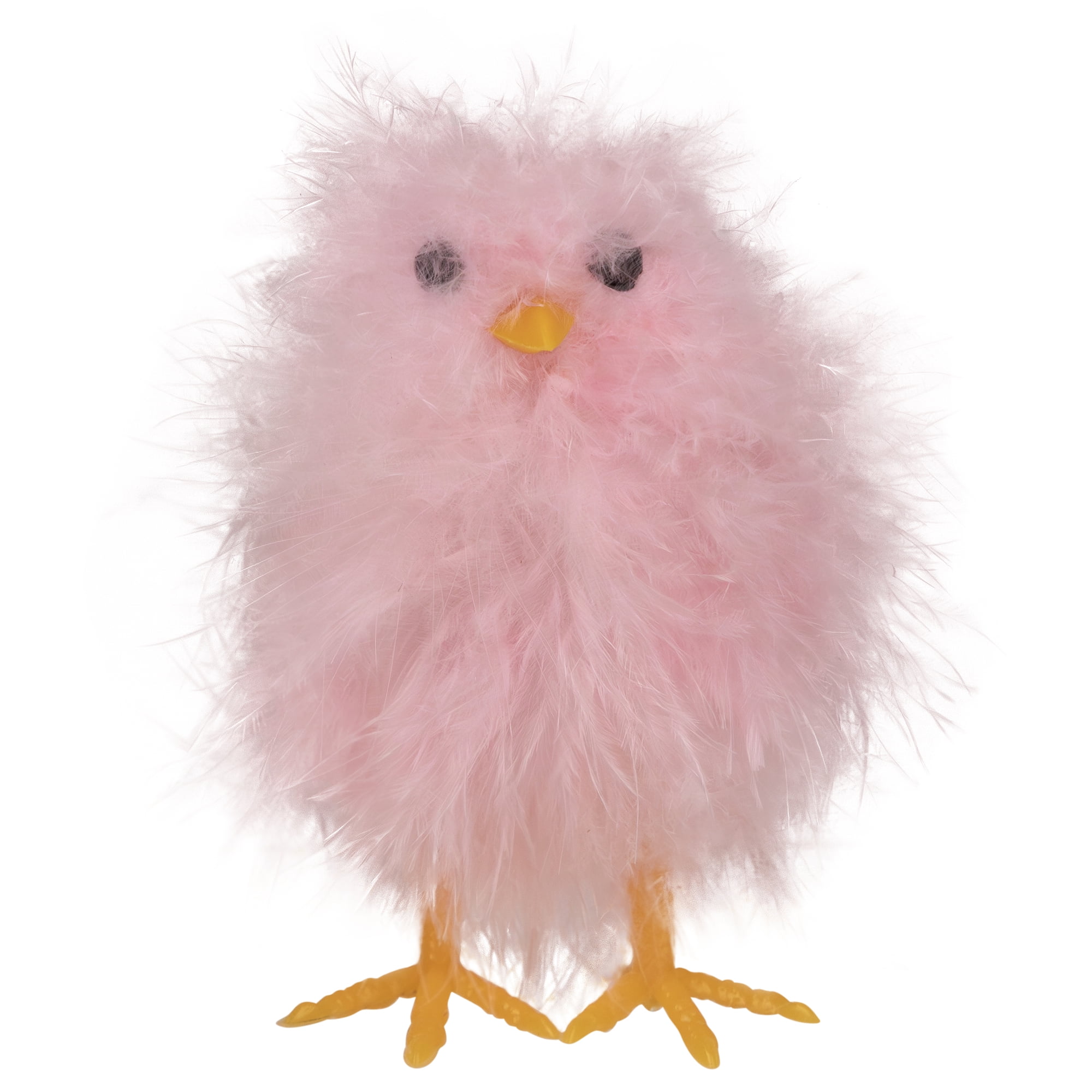 Northlight Furry Chicks Easter Figurines - 3.25" - Pink - Set of 3