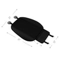 thumbnail image 4 of FH Group Faux Leather Padded Seat Cushion Pad With Front Storage Pouch Black - 1Pc, 4 of 7