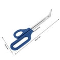 thumbnail image 3 of Craft Scissors Stainless Steel Long Handle Small Scissors Multifunctional Bent Tip Tweezers Shears Professional Handcraft Scissors For Cutting Fabric Paper, 3 of 8