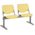 thumbnail image 3 of KFI Studios KOOL 2 Seat Reception Bench, Yellow, 3 of 3