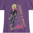 thumbnail image 3 of Barbie - Sparkle And Bright Barbie - Toddler And Youth Short Sleeve Graphic T-Shirt, 3 of 5