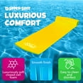 thumbnail image 2 of TRC Recreation Splash 1.25" Thick Swimming Pool Float Lounger Mat, Yellow, 2 of 11