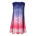 thumbnail image 4 of Moda mujer verano sin mangas sexy casual impresión bolsillo vestido largo Fridja hj1085, 4 of 4