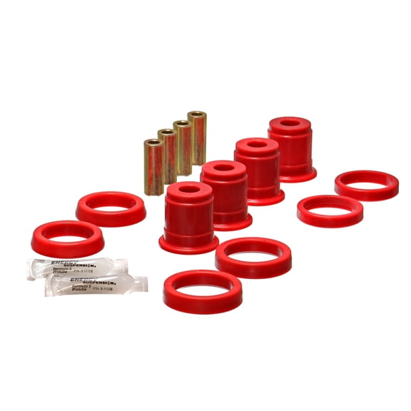 Energy Suspension Universal Half Set Red Upper Control Arm Bushings Fits select: 1993-2001 JEEP CHEROKEE, 1987-1992 JEEP CHEROKEE LAREDO