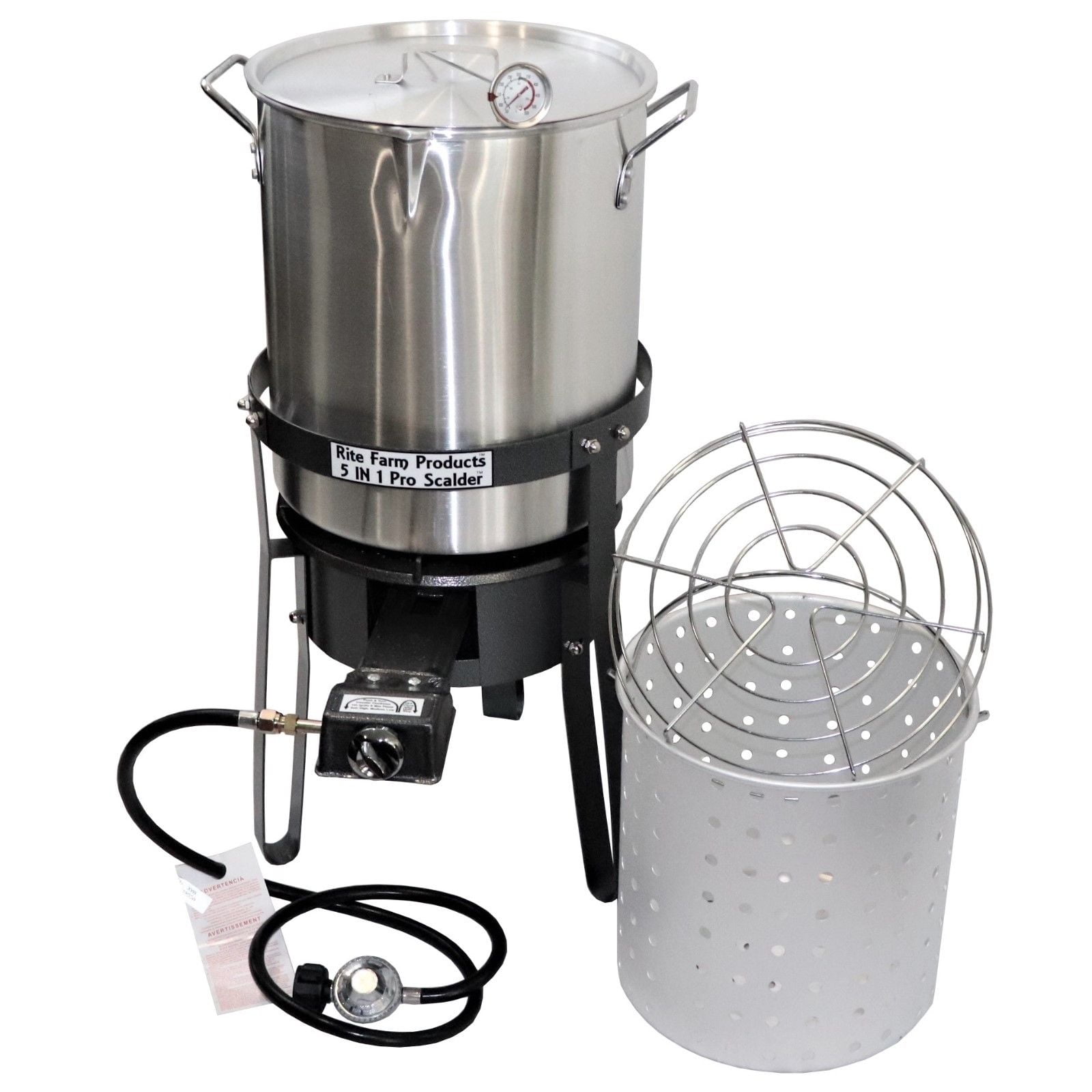 RITE FARM PRODUCTS 5 IN 1 PROPANE PRO SCALDER SCALDING CHICKEN POULTRY