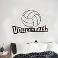 thumbnail image 6 of sdhkgrrt under $5 Volleyball Wall Decal, Volleyball Wall Sticker, Sports Theme Vinyl Decal, Removable Decor for Room, for Bedroom Game Room, Easy Peel and Stick Application, 6 of 6