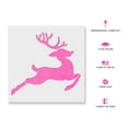 thumbnail image 2 of Rudolph Stencil - Modèle Stencil de Noël Réutilisable pour Bricolages des Fêtes, 2 of 4
