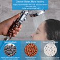 thumbnail image 2 of Vacto High Pressure Handheld Shower Head with Filter Shower Head Kits with Hose and Bracket Hard Water Softener Water Purifying Filtered Showerheads with Filter Beads, 2 of 5