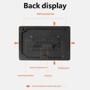 SDFGTstore Contemporary Digital Clock Multifunctional Display Temperature Sensors Count Down