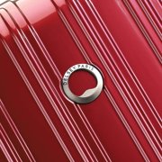 DELSEY PARIS Helium Aero 31 Hardside Expandable Spinner Checked Luggage, Red