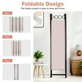thumbnail image 5 of Room Dividers with 4 Panels Privacy Screen Folding Wall Dividers Room Partitions Dividers for Home Office,Tan, 5 of 7