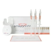EZGO SmileBright Teeth Whitening Kit with Light Tray, Carbamide Peroxide Teeth Whitening Gel Refill, Coffee Tea Smoking Stain Removal
