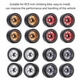 thumbnail image 2 of ZPAQI 4PCS Wheel Hub 2Inch Beadlock Wheel Rims for 1:10 Model Crawler Accessories, 2 of 15