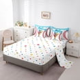 thumbnail image 5 of Erosebridal Baseball Ice Cream Bedding Comforter Set, Kids Sports King Bedding Sets, Colorful Polka Dots Reversible, 7 Pieces, 5 of 6