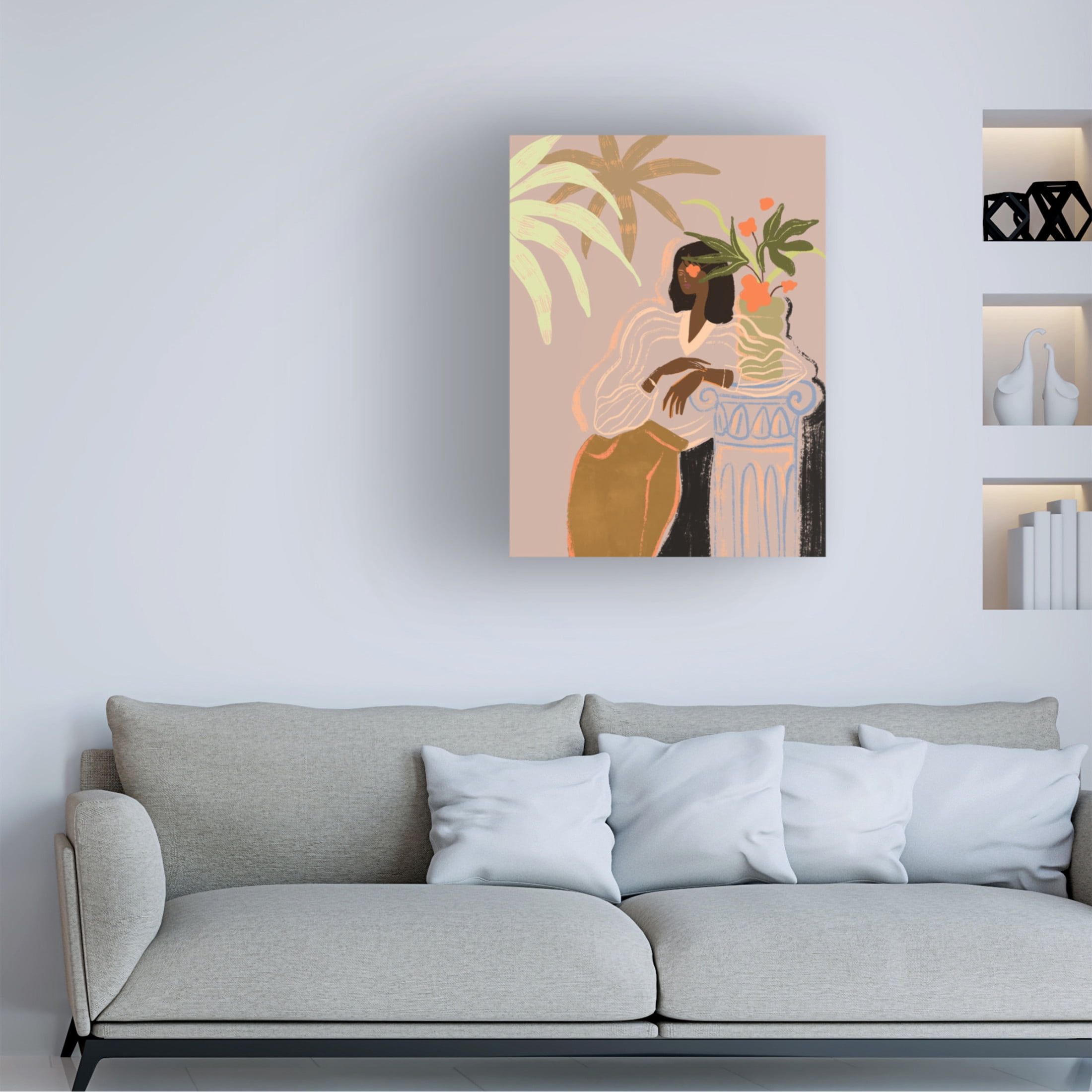 Trademark Fine Art Arty Guava Waiting Canvas Wall Art