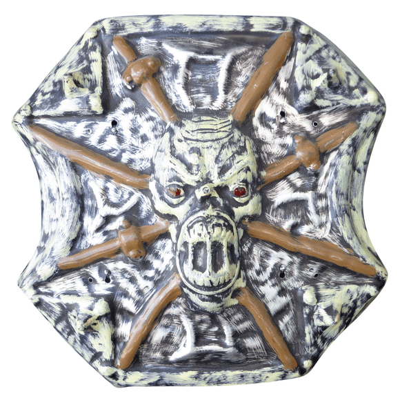 Escudo Guerrero Medieval calavera disfraz cosplay