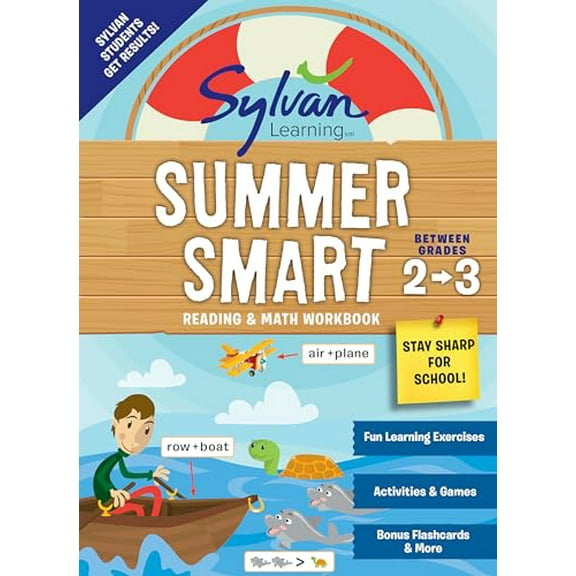 Pre-Owned Sylvan Summer Smart Workbook: Between Grades 2 & 3 (Paperback) 0525569197 9780525569190
