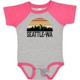 thumbnail image 3 of Inktastic Seattle Washington Skyline Sunset Boys or Girls Baby Bodysuit, 3 of 5