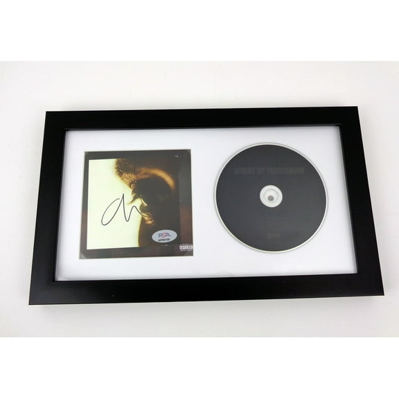 The Weeknd Signed Autograph Hurry Up Tomorrow CD Framed PSA/DNA COA A