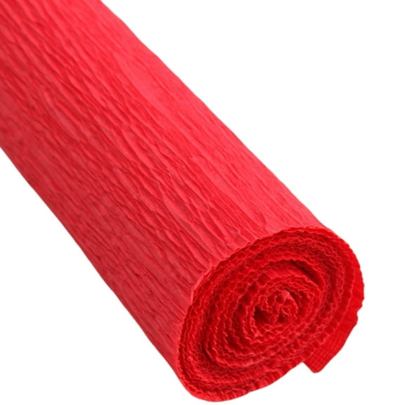 Crepe Paper Roll 8.2ft Long 10" Wide for Wedding Ceremony Various Large Festivals Decoration,Red