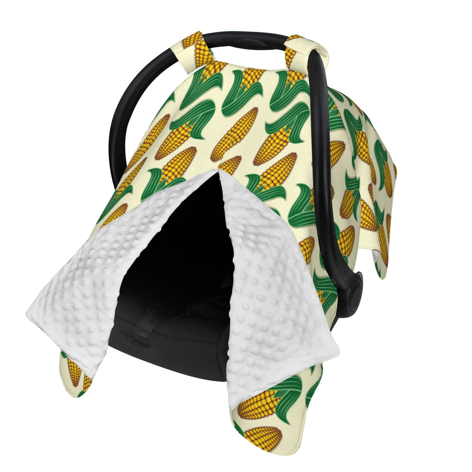 Naloa Corn Baby Car Seat Cover, Breathable Baby Carrier Cover, Multiuse Baby Carrier Cover & Nursing Breastfeeding Cover
