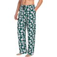 thumbnail image 6 of Honiee Daisies Flowers for men - a sleek fusion of Straight Pajama Pants, versatile Lounge Pants, and cozy Sleepwear, all rolled into one-Large, 6 of 6