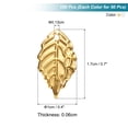 thumbnail image 2 of Uxcell 50Pcs Colgantes de Hoja Dorada y 50Pcs Colgantes de Hoja Plateada, Hojas de Metal para Manualidades de DIY, 2 of 6