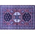 thumbnail image 1 of Ahgly Company Indoor Rectangle Persian Blue Traditional Area Rugs, 4' x 6', 1 of 4