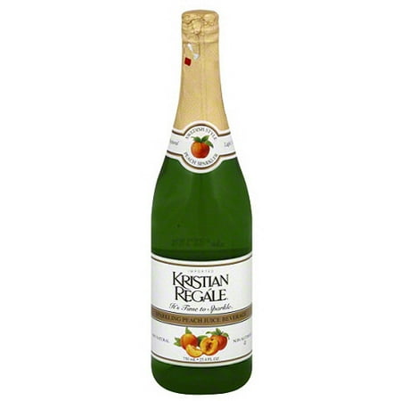 Kristian Regale Sparkling Peach Juice Beverage, 25.4 fl oz, (Pack of 12)