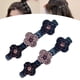 thumbnail image 1 of Pinzas para el cabello trenzadas con piedras de cristal brillantes, pasador triple para el cabello, pinzas para el cabello para cambiar rápidamente el estilo, pinzas para el cabello trenzadas para muj, 1 of 8