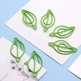 thumbnail image 2 of KAKOWELY Trombone Signet 50 Pcs Trombones en Forme de Feuille Uniques Trombones Multifonctions Petits Trombones Trombones à Feuilles Colorées Trombones de Modélisation pour la Maison et le Bureau Papeterie de Bureau, 2 of 5
