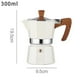 thumbnail image 2 of Cafetera espresso clásica para estufa para espresso fuerte con gran sabor, olla de moca espresso aluminosa de estilo italiano, cafetera cubana y Greca, cafetera moka, cafetera percolato, 2 of 5