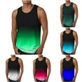 thumbnail image 2 of GERsome Men's Tank Tops Crewneck Sleeveless Loose Fit T Shirts Workout Athletic Muscle Shirts S-2XL, 2 of 5