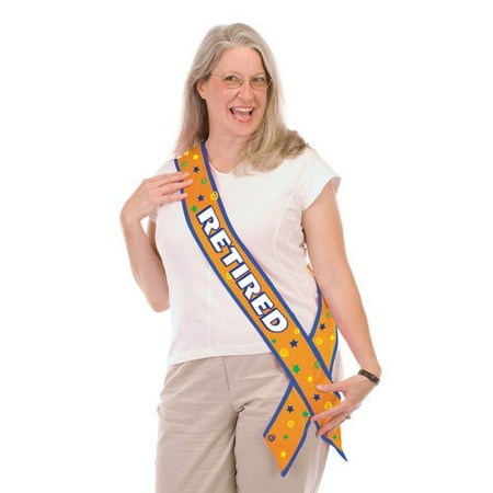 Retired Satin Sash Party Accessory (1 count) (1/Pkg)