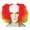 Rainbow, variant on Men's Bald Curly Clown Wig