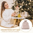 thumbnail image 4 of Uxcell Satin Drawstring Gift Bags for Jewelry, Candy, and Party Favors Champagne 6 x 8 Inch, 4 of 7