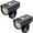2PCS, variant on Bike Headlight 9 LED USB Type-C Rechargeable Waterproof Front Light for Cycling